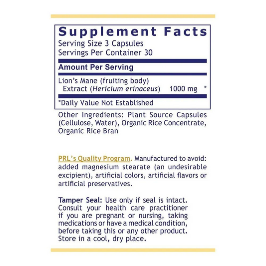 Premier Research Labs Lion's Mane