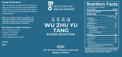 Wu Zhu Yu Tang Granules, 100gm [ EXPIRES 11-2026 ]