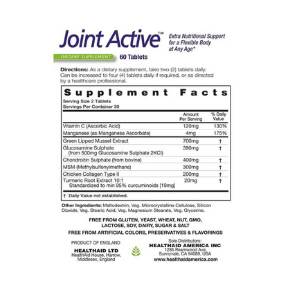 HealthAid Joint Active Tablets