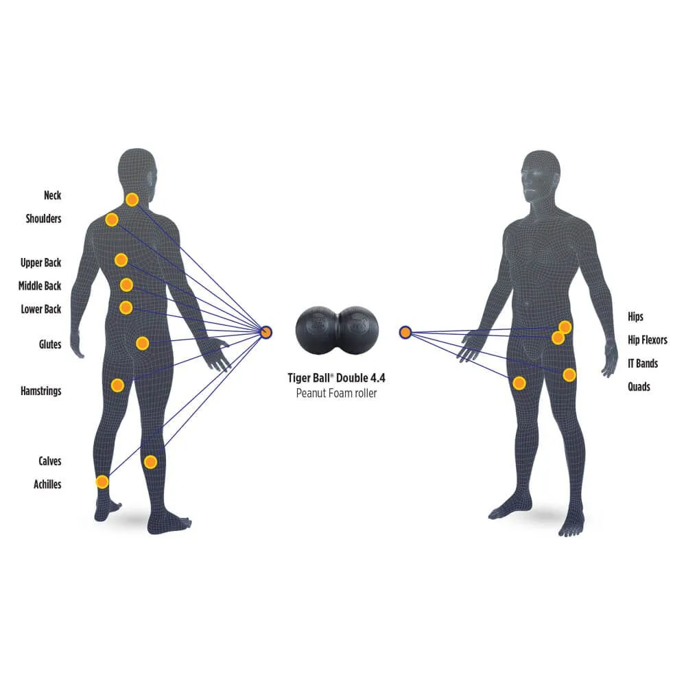 Tiger Tail Tiger Ball® 4.4 Peanut Foam Roller