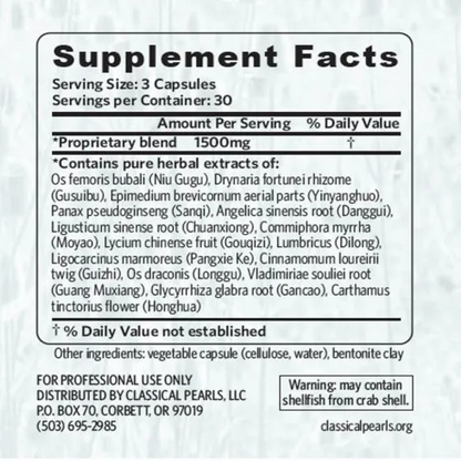 Classical Pearls Ox Bone Pearls - 90 Capsules