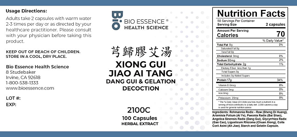 Xiong Gui Jiao Ai Tang Capsules