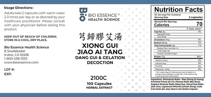 Xiong Gui Jiao Ai Tang Capsules