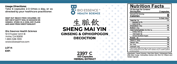 Sheng Mai Yin Capsules