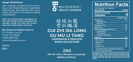 Gui Zhi Jia Long Gu Mu Li Tang Granules