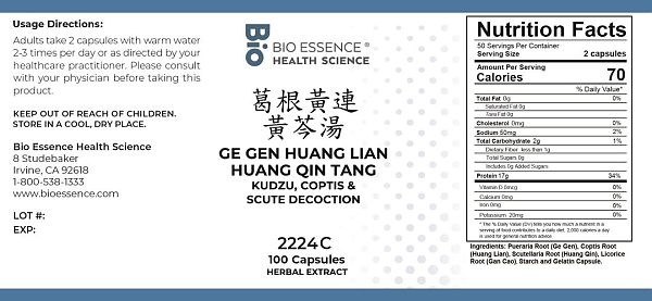 Ge Gen Huang Lian Huang Qin Capsules