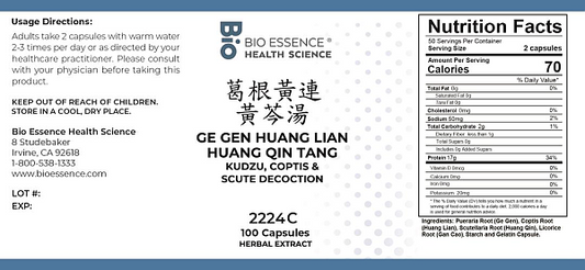 Ge Gen Huang Lian Huang Qin Capsules