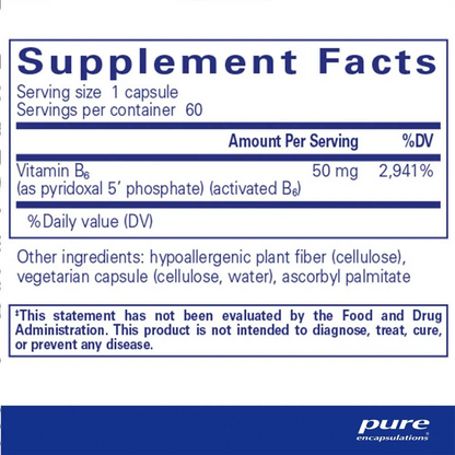 Pure Encapsulations P-5-P 50 -  60 count