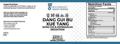 Dang Gui Bu Xue Tang capsules