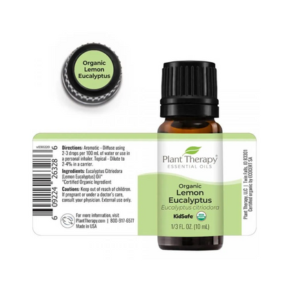 Plant Therapy Organic Lemon Eucalyptus Essential Oil