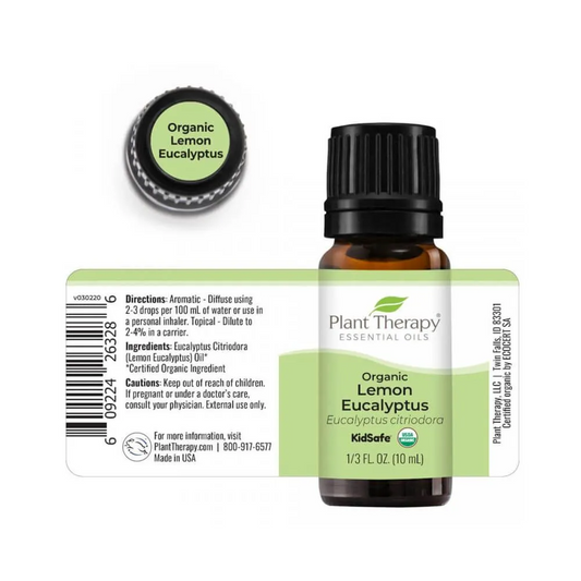 Plant Therapy Organic Lemon Eucalyptus Essential Oil