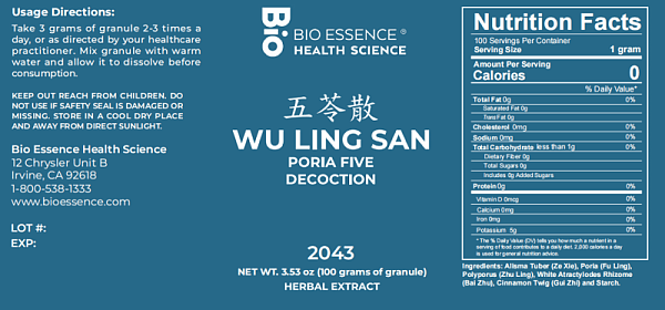 Wu Ling San Granules
