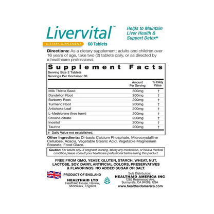 HealthAid Livervital Tablets