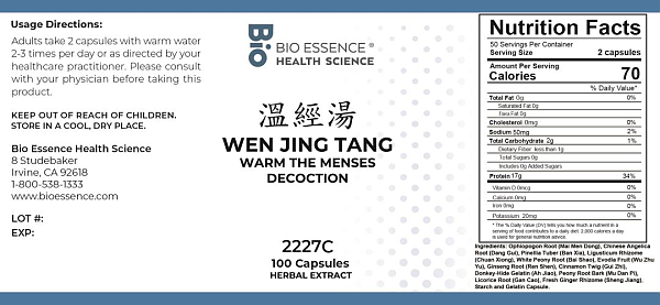 Wen Jing Tang Capsules
