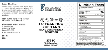 Fu Yuan Huo Xue Tang Capsules