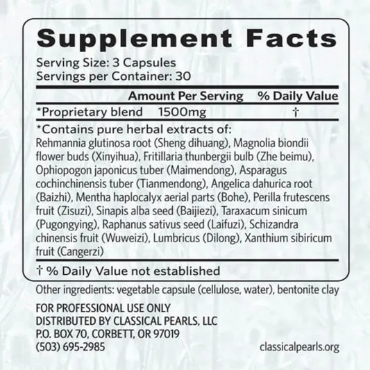 Classical Pearls Wind Pearls - 90 Capsules