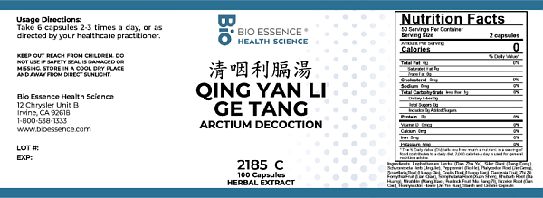 Qing Yan Li Ge Tang Capsules