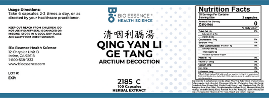 Qing Yan Li Ge Tang Capsules