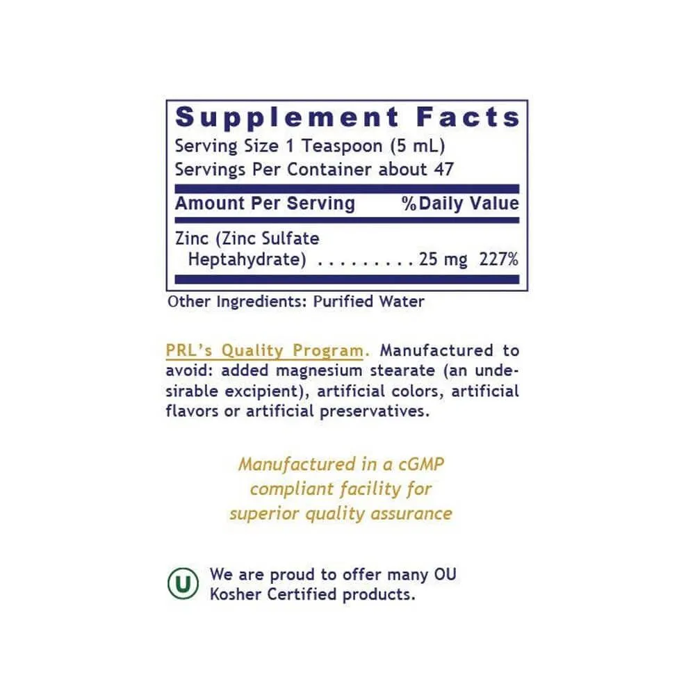 Premier Research Labs Liquid Zinc Ultra - 8 oz