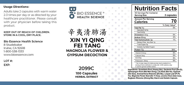 Xin Yi Qing Fei Yin Capsules