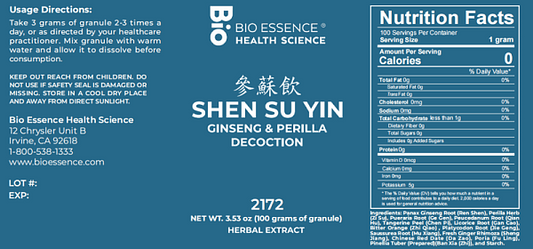 Shen Su Yin Granules