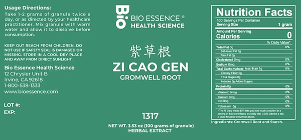 Zi Cao Gen Granules, 100g