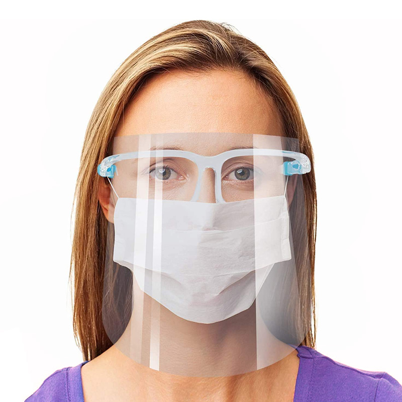 Face Shield with Acrylic Glasses