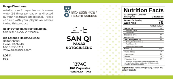 San Qi Capsules