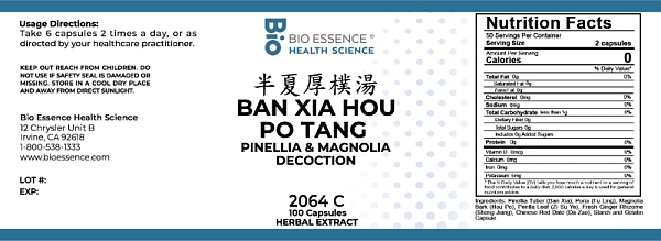 Ban Xia Hou Pu Tong Capsules