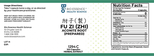 Fu Zi Li Zhong Tang, 100 Caps
