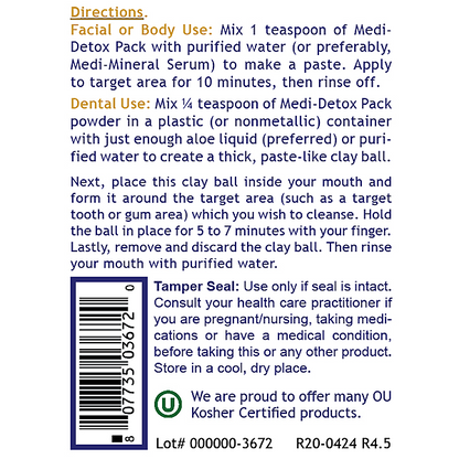 Medi-Detox Pack, 5 oz powder - Image 3