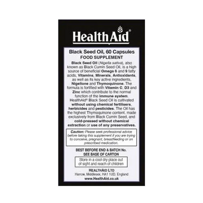 HealthAid Black Seed Oil Capsules