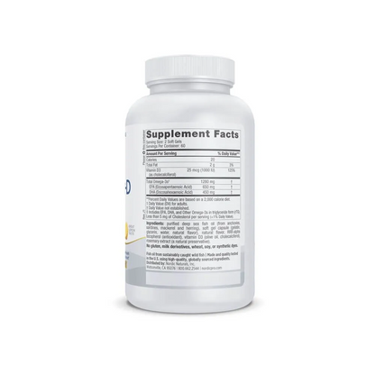 Nordic Naturals Pro Omega®-D Lemon Gels