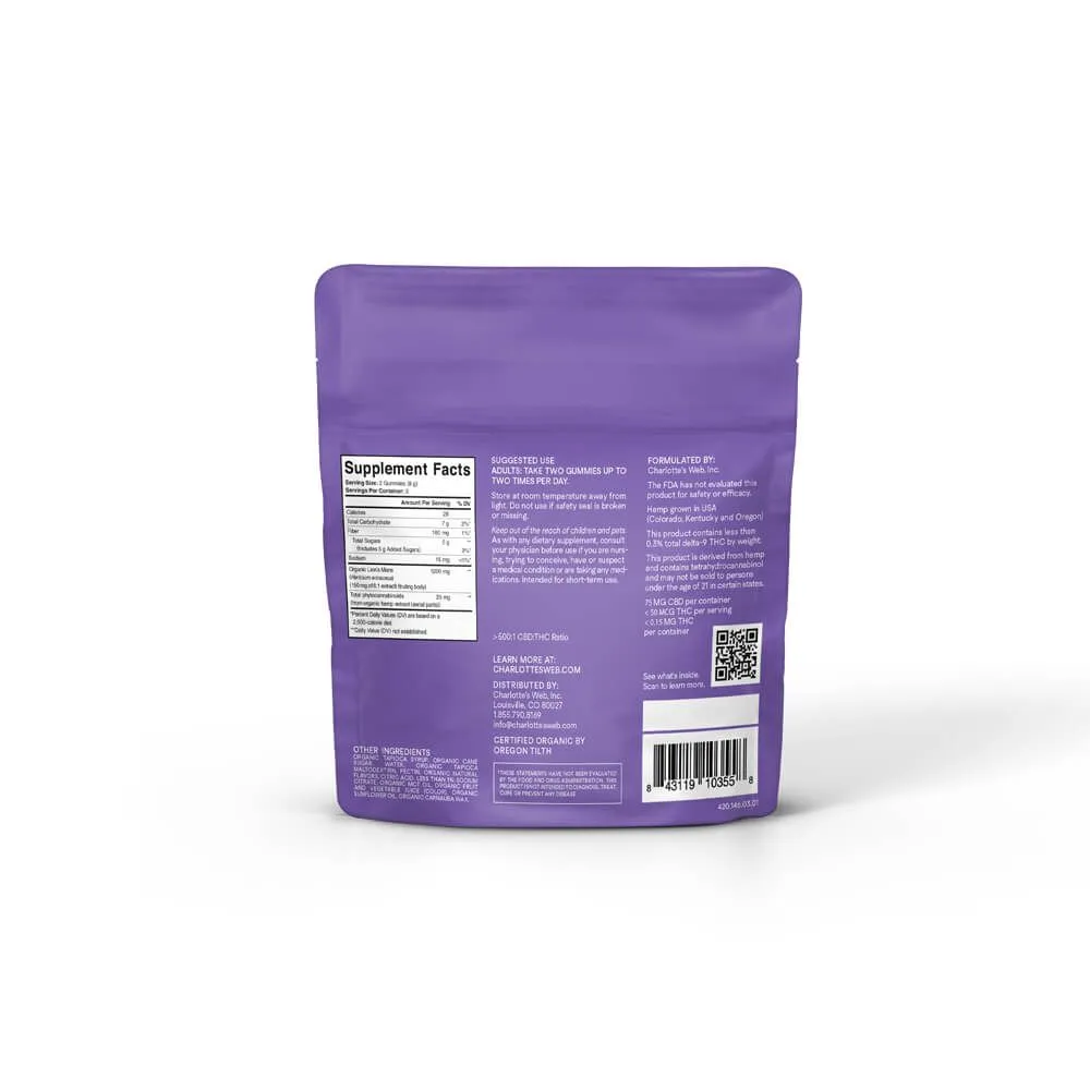 Charlotte's Web™ CBD Gummies Sample Packs - Brain Support