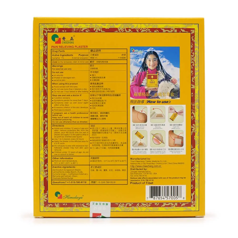Cheezheng Pain Relieving Plaster
