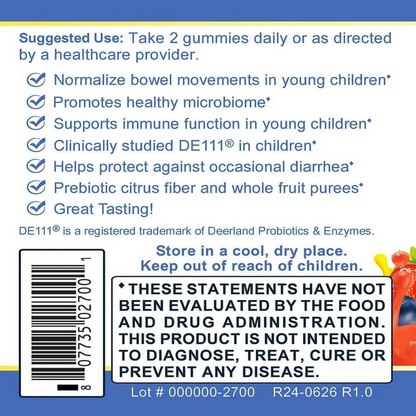 Premier Research Labs Fruit Buddies Probiotic Gummies For Kids - 60ct