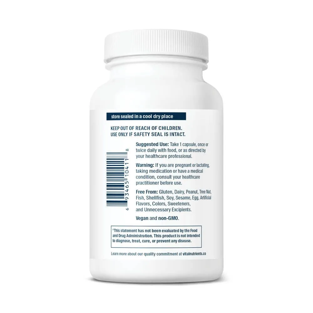 Vital Nutrients NAC (N-Acetyl Cysteine) 600mg