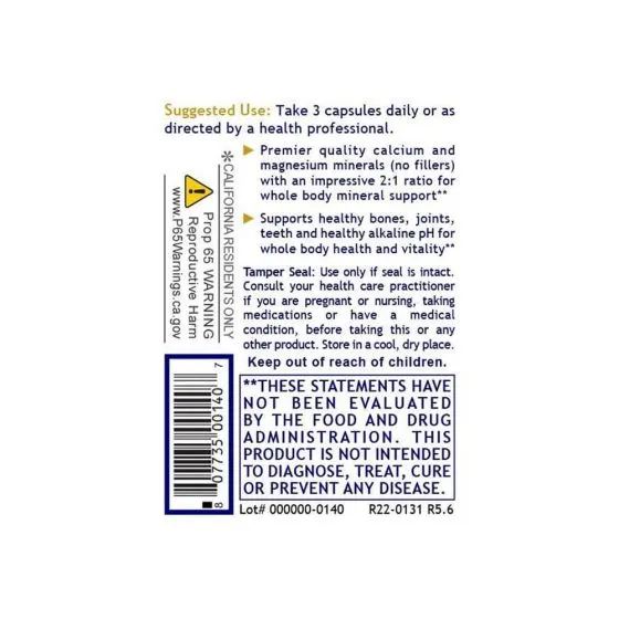 Premier Research Labs Calcium Magnesium Plus - 90 caps