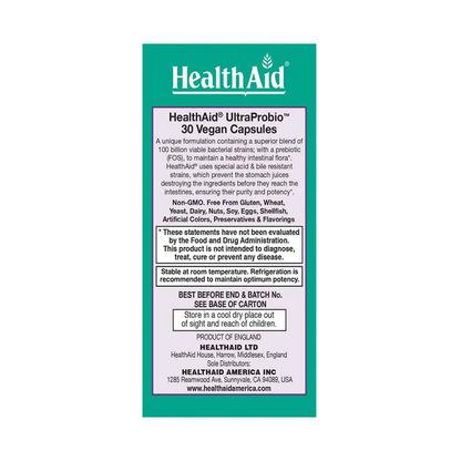 HealthAid Ultra Probio 100 Billion CFU Capsules