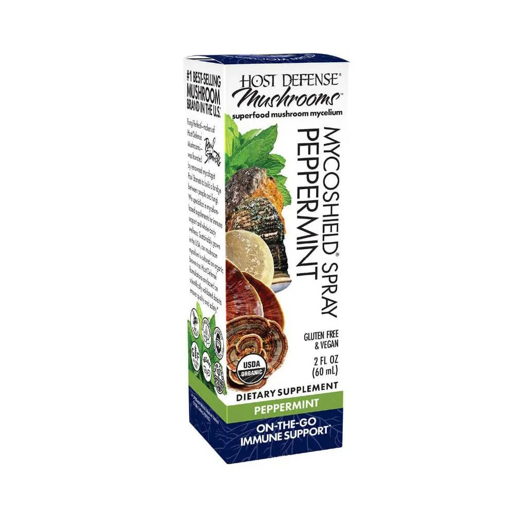 Host Defense Mushrooms MycoShield Peppermint Spray
