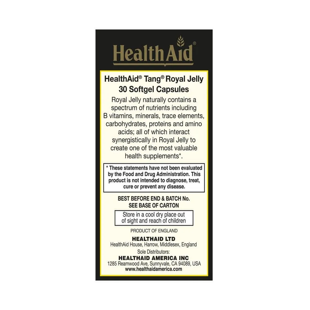 HealthAid Tang Royal Jelly 1000mg Capsules