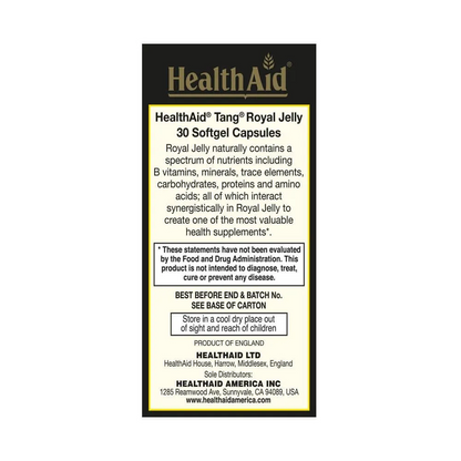 HealthAid Tang Royal Jelly 1000mg Capsules