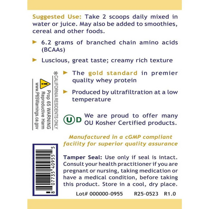 Premier Research Labs Whey Protein