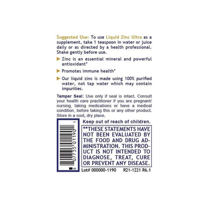 Premier Research Labs Liquid Zinc Ultra - 8 oz