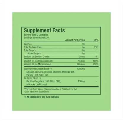 Plant People WonderGreens Veggie Gummies