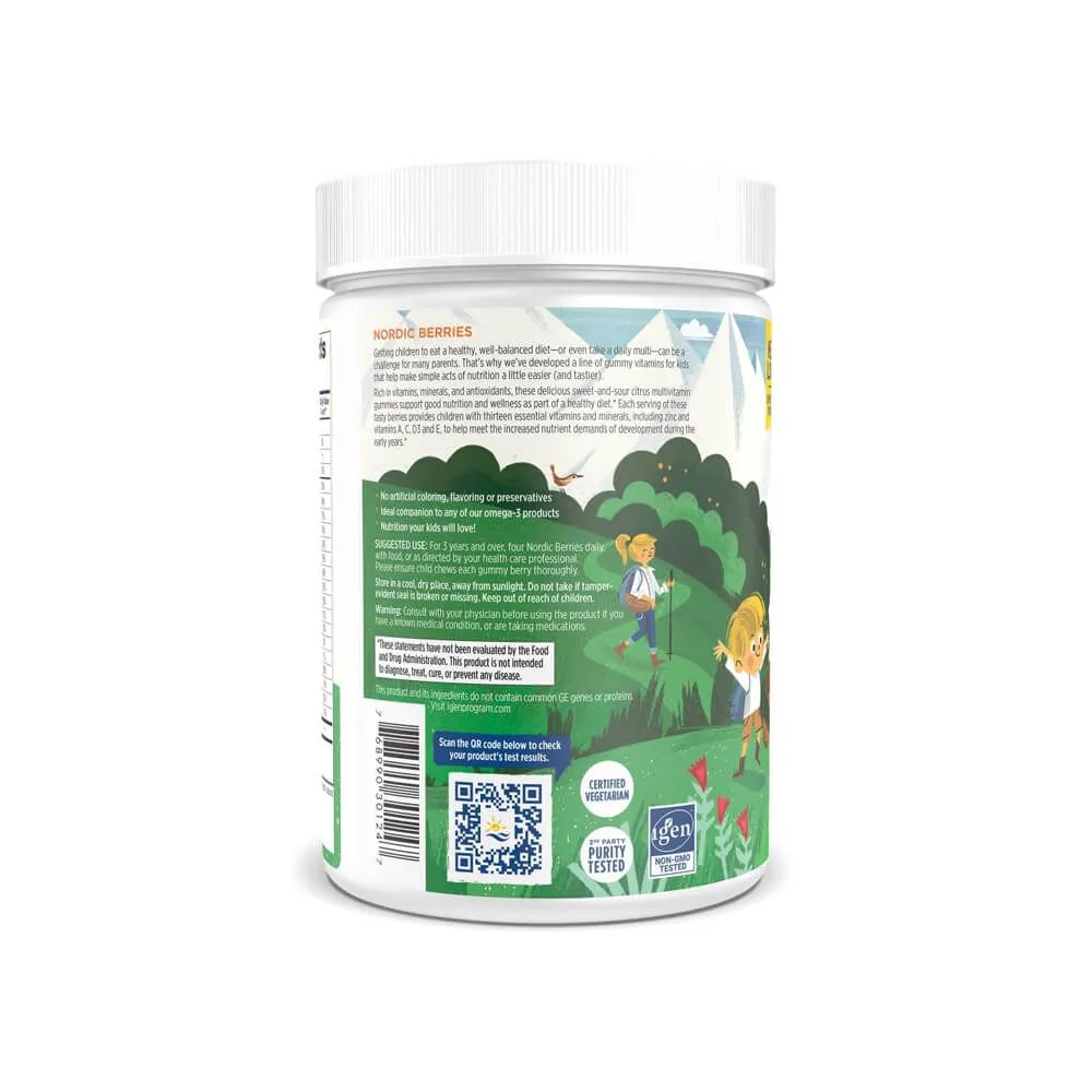 Nordic Naturals Berries Multivitamin Gummies