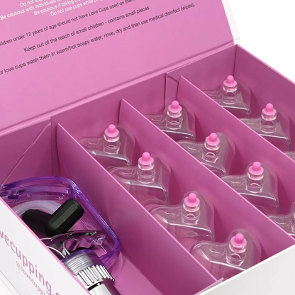 Love Cupping - Air Love Cups, 12 Piece Set