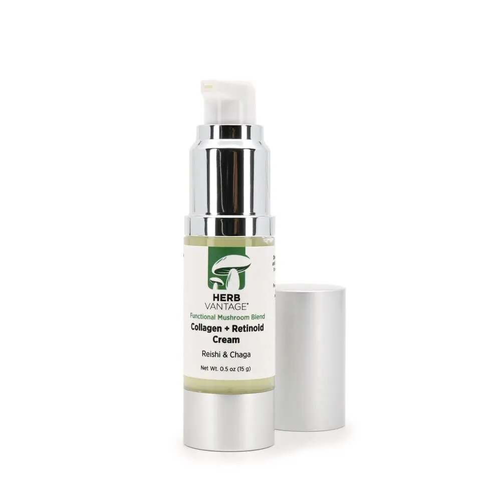 HERBvantage Functional Mushroom Blend - Collagen + Retinoid Cream