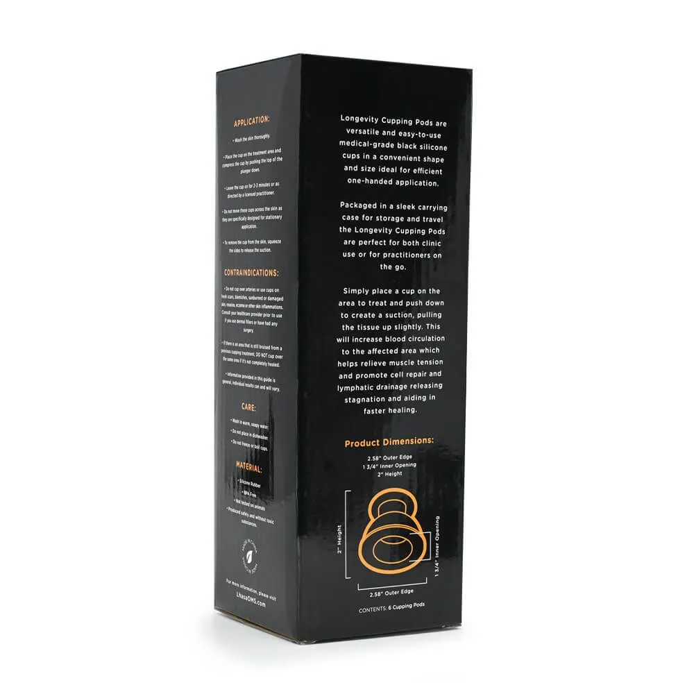 Longevity Silicone Cupping Pods Set of 6