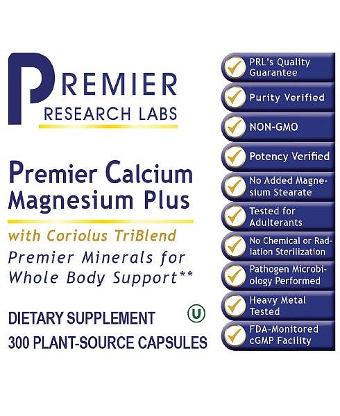 Calcium Magnesium Plus, 300 cap - Image 4
